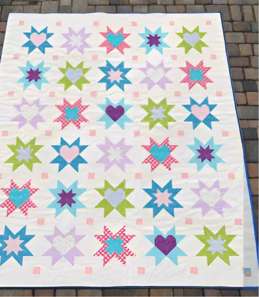 Heartfelt Stars Quilt Pattern