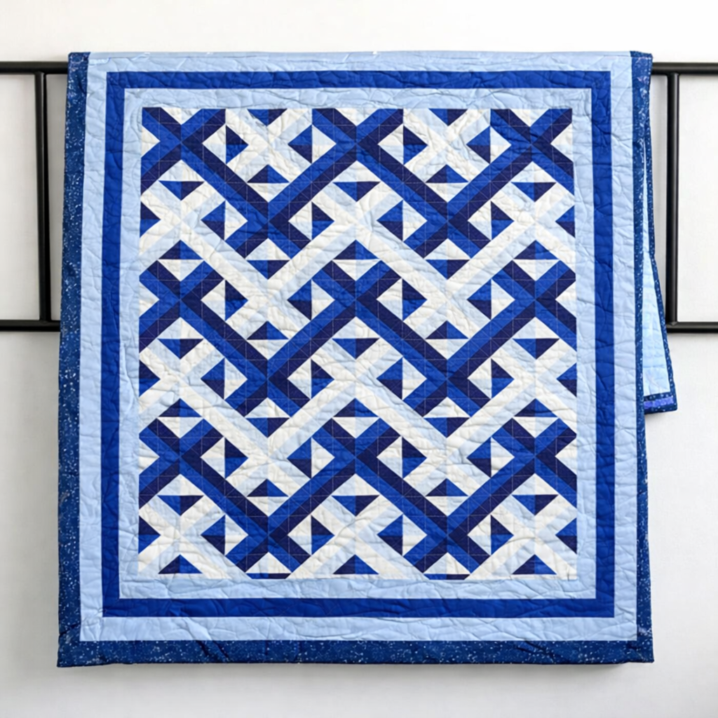 Azure Symphony Quilt Pattern