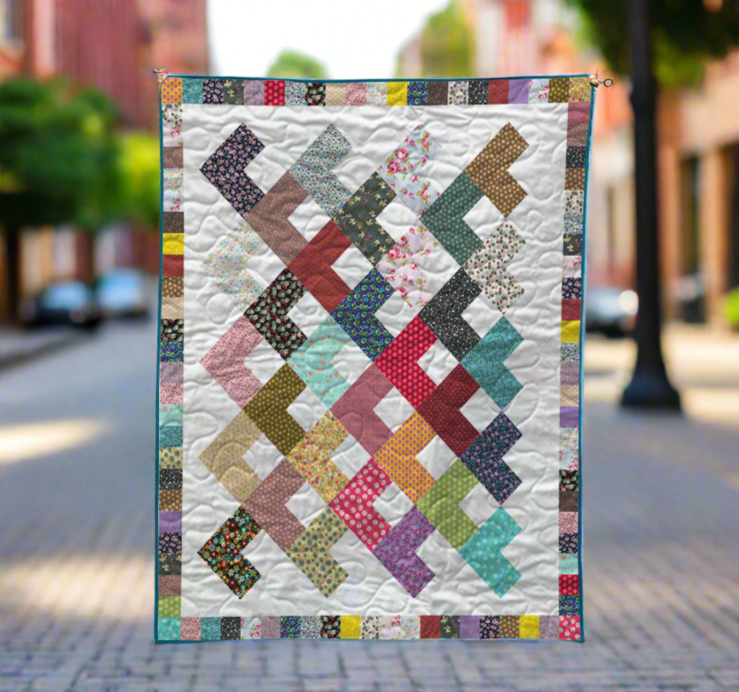Bright Angles Quilt Pattern