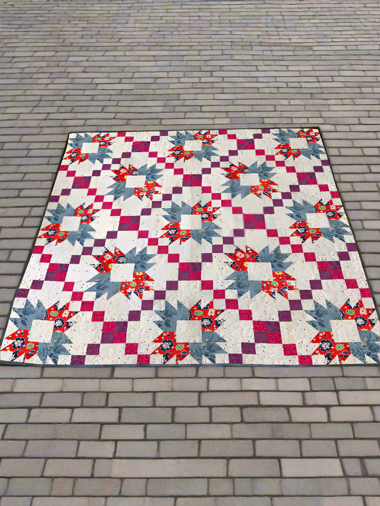 Grandma’s Flower Quilt Pattern