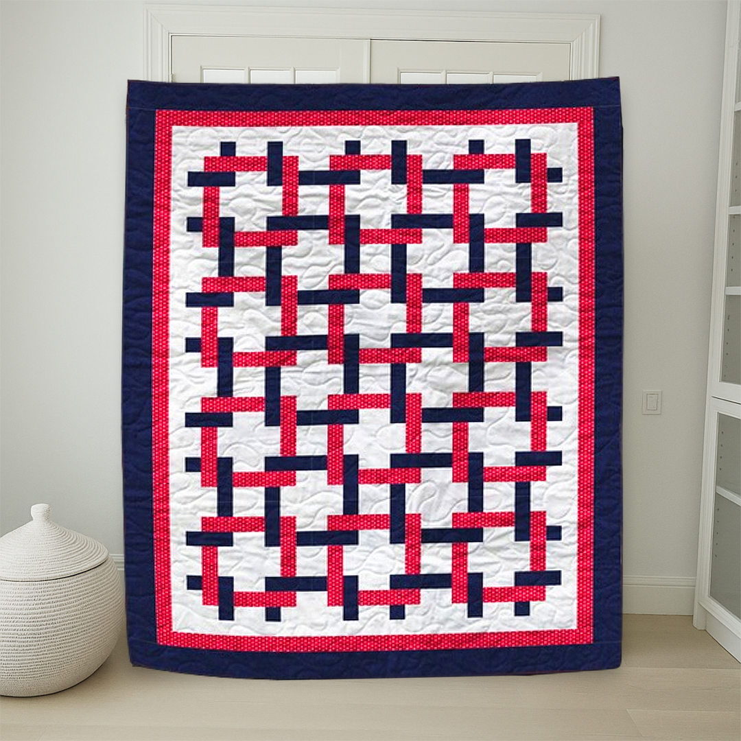Interwoven Stars Quilt Pattern