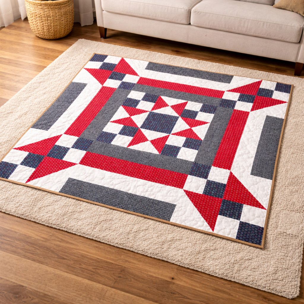 Patriotic Crossroads Quilt Pattern