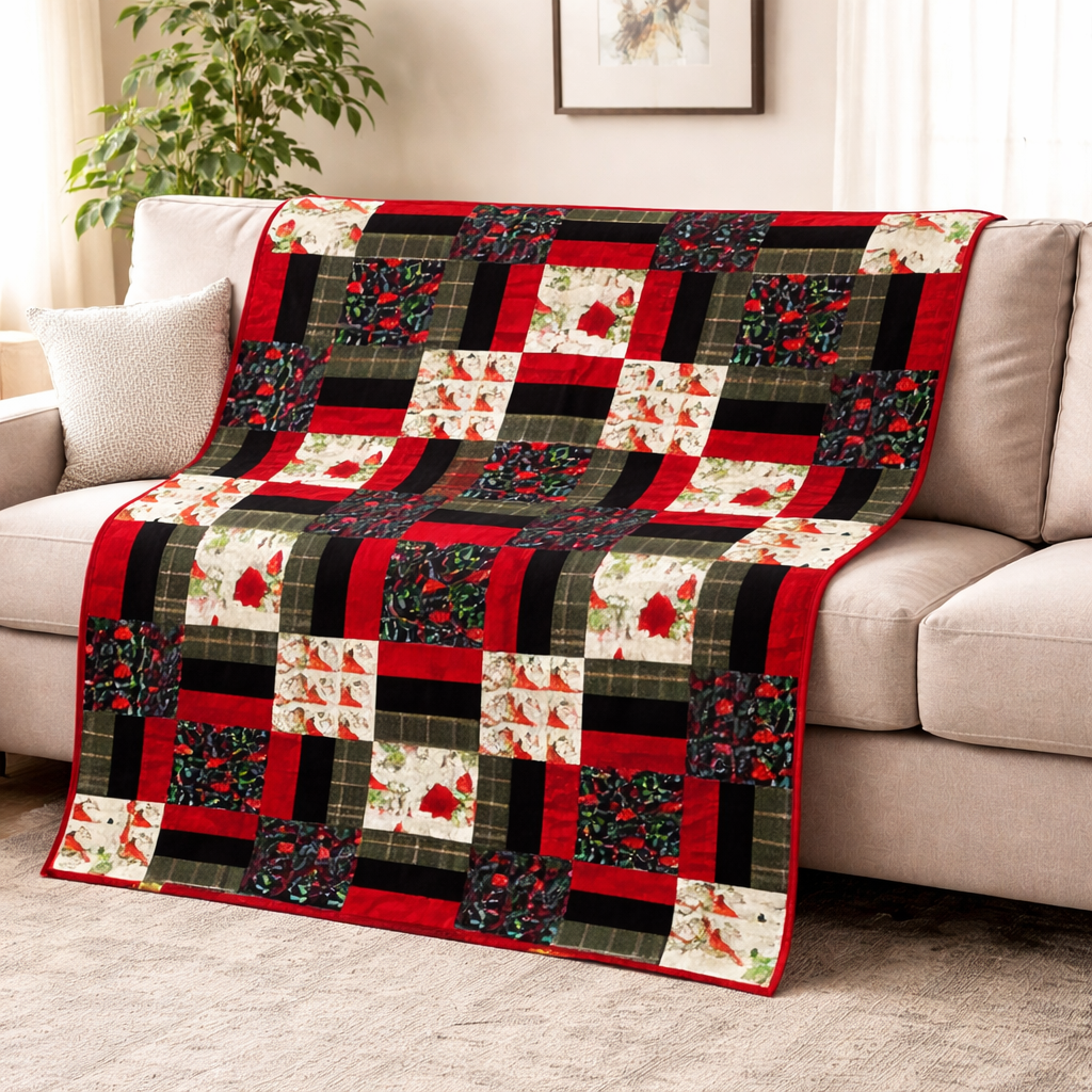 Poinsettia Parade Quilt Pattern