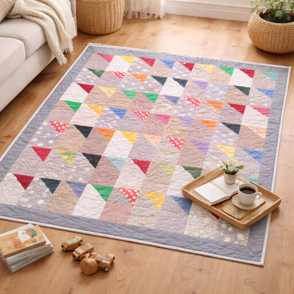 Rainbow Waves Quilt Pattern