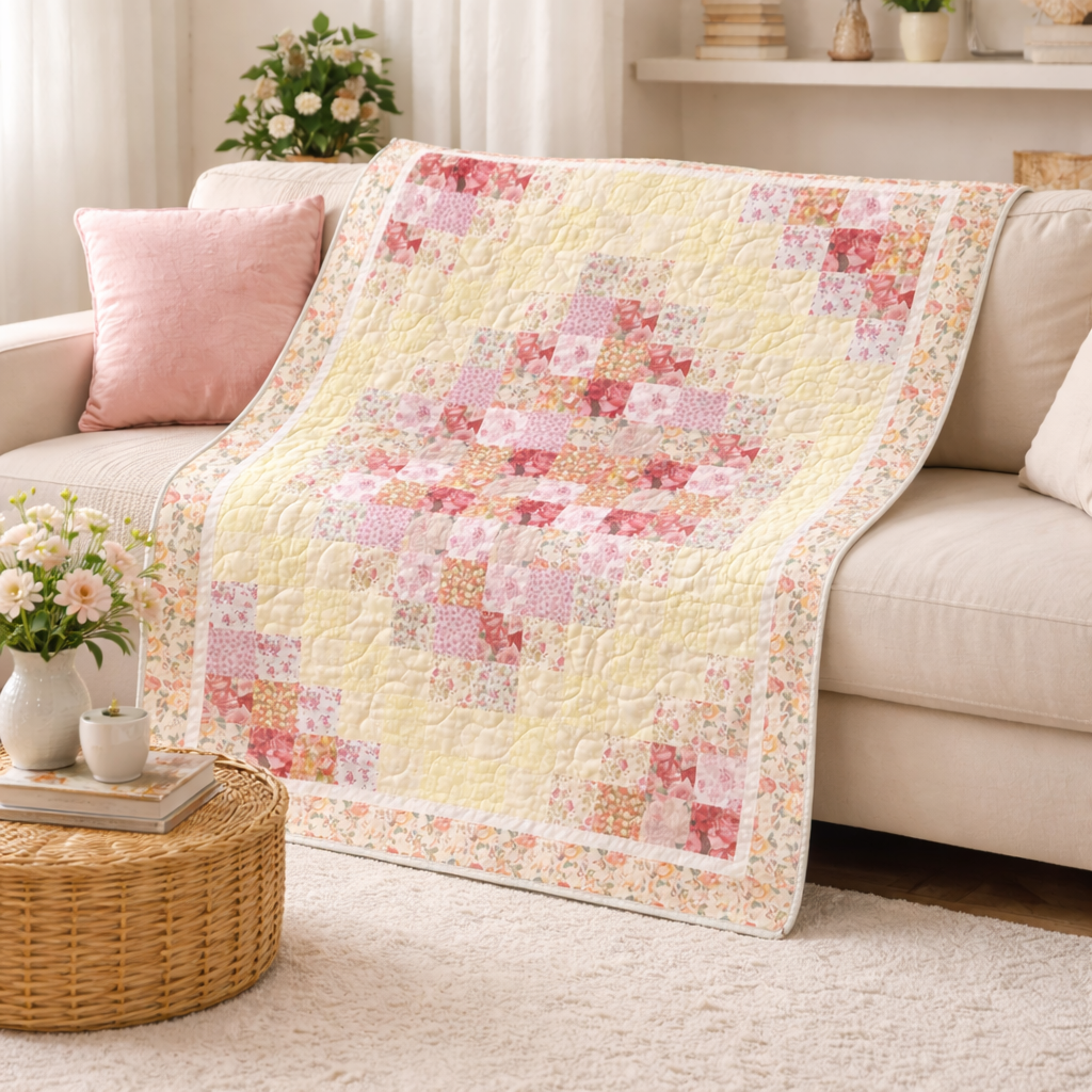Rose Petal Path Quilt Pattern
