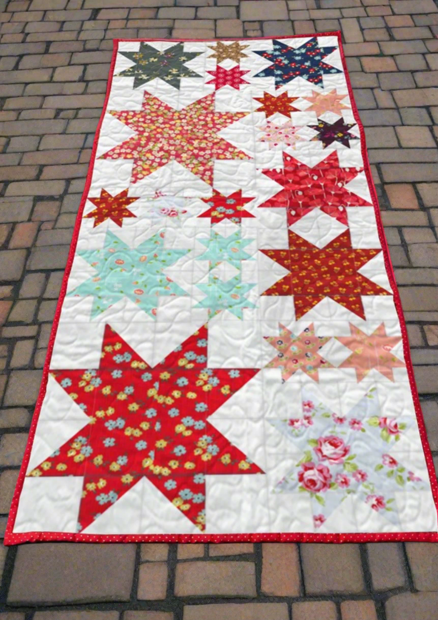 Twilight Garden Stars Quilt Pattern