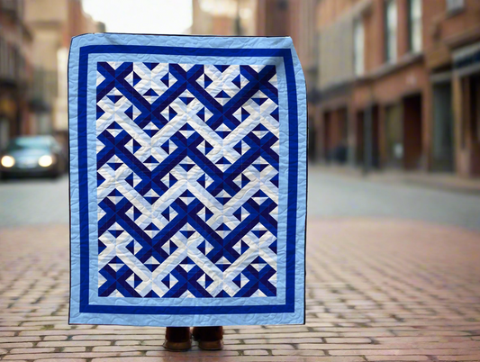 Azure Symphony Quilt Pattern