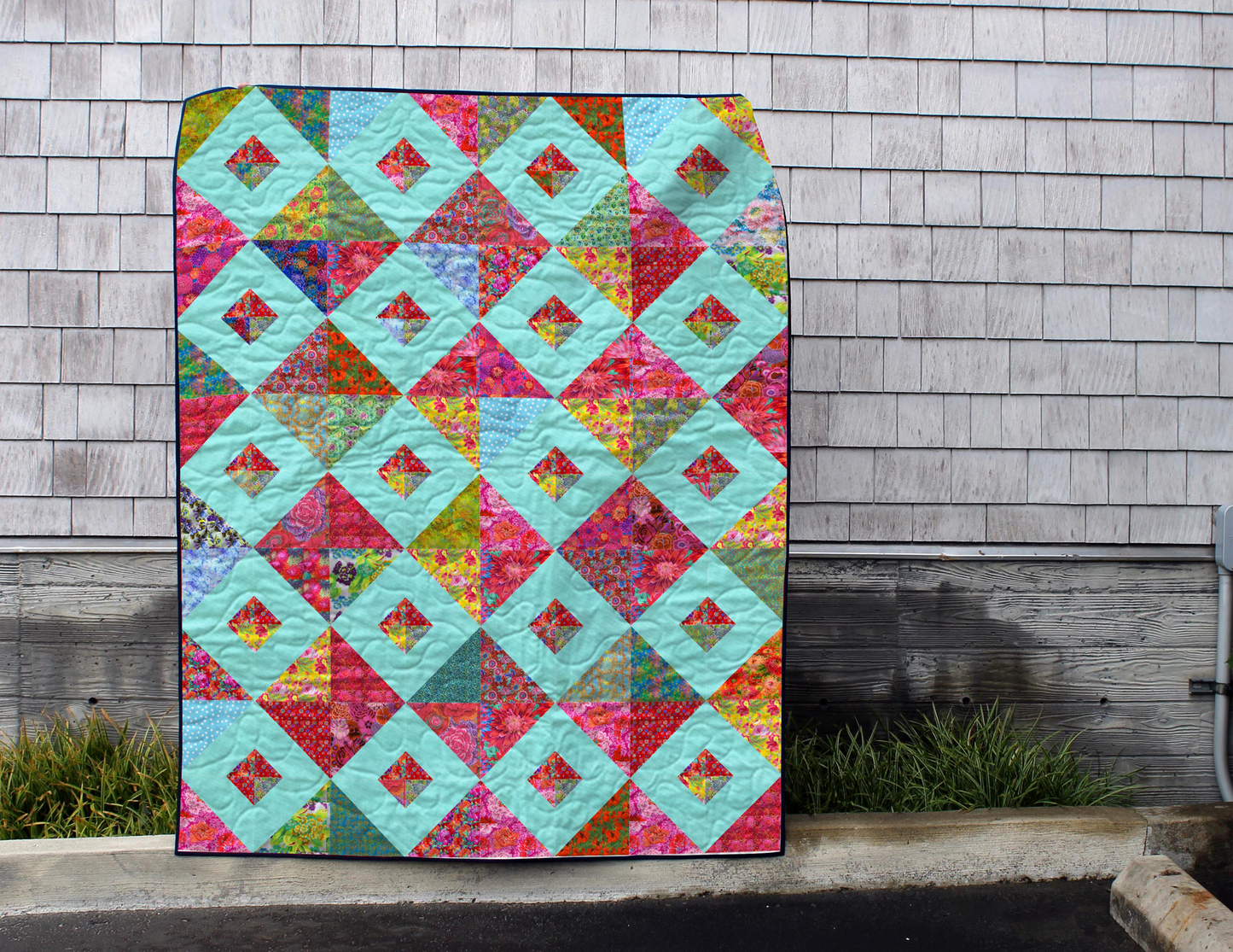 Blooming Jewels Quilt Pattern
