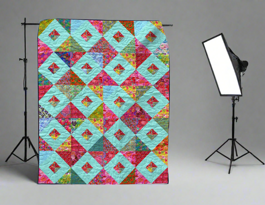 Blooming Jewels Quilt Pattern