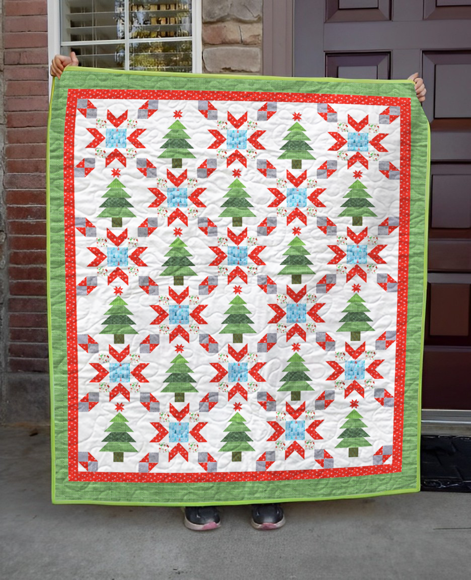 Christmas Starry Forest Quilt Pattern