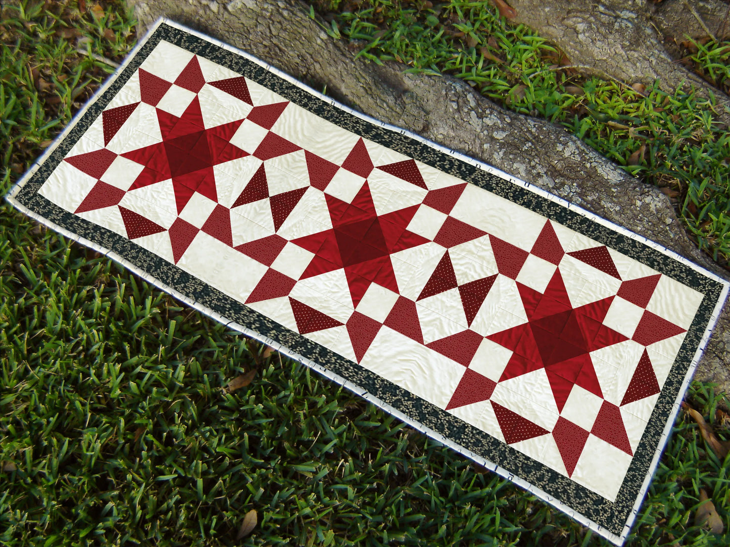 Crimson Stars Quilt Pattern