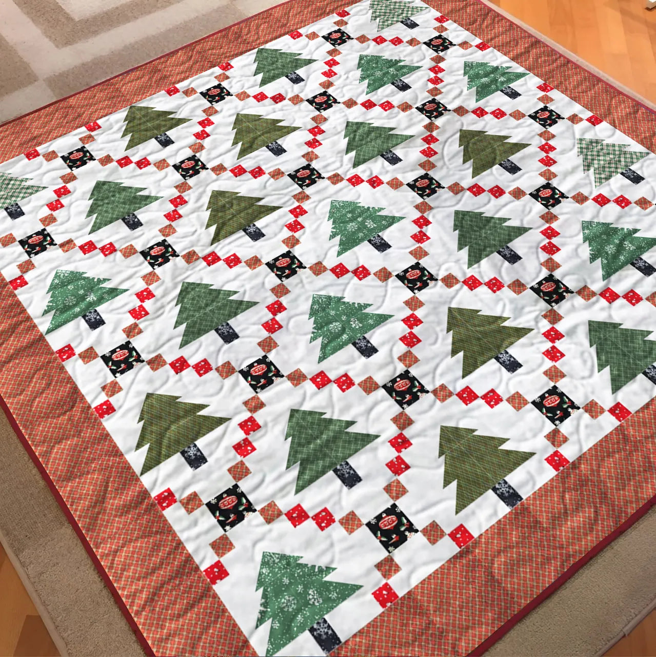 Festive Pines Quilt Pattern