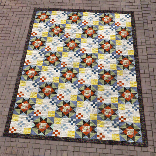 Golden Harvest Sky Quilt Pattern