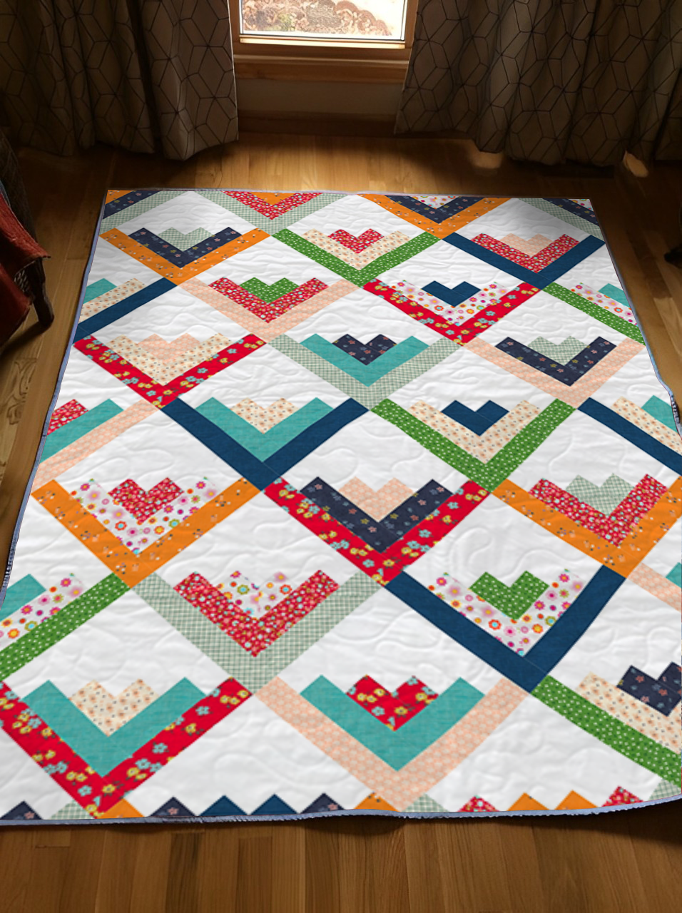 Hearts in Harmony Quilt Pattern