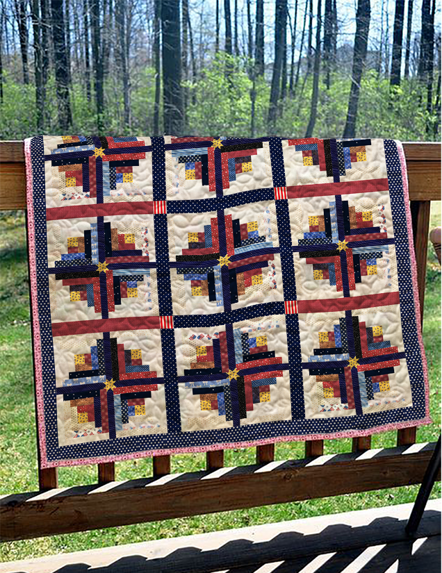 Liberty Logs Quilt Pattern