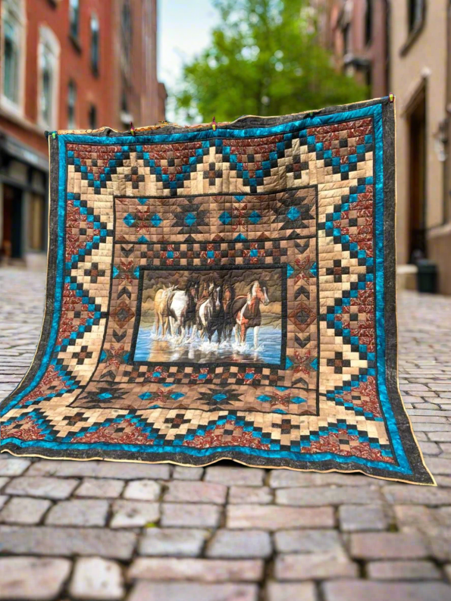Spirit of the West Quilt Pattern Boho Blanket