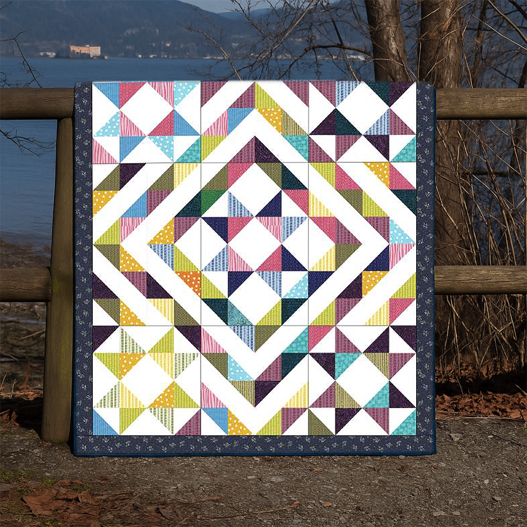 Central Star Radiance Quilt Pattern