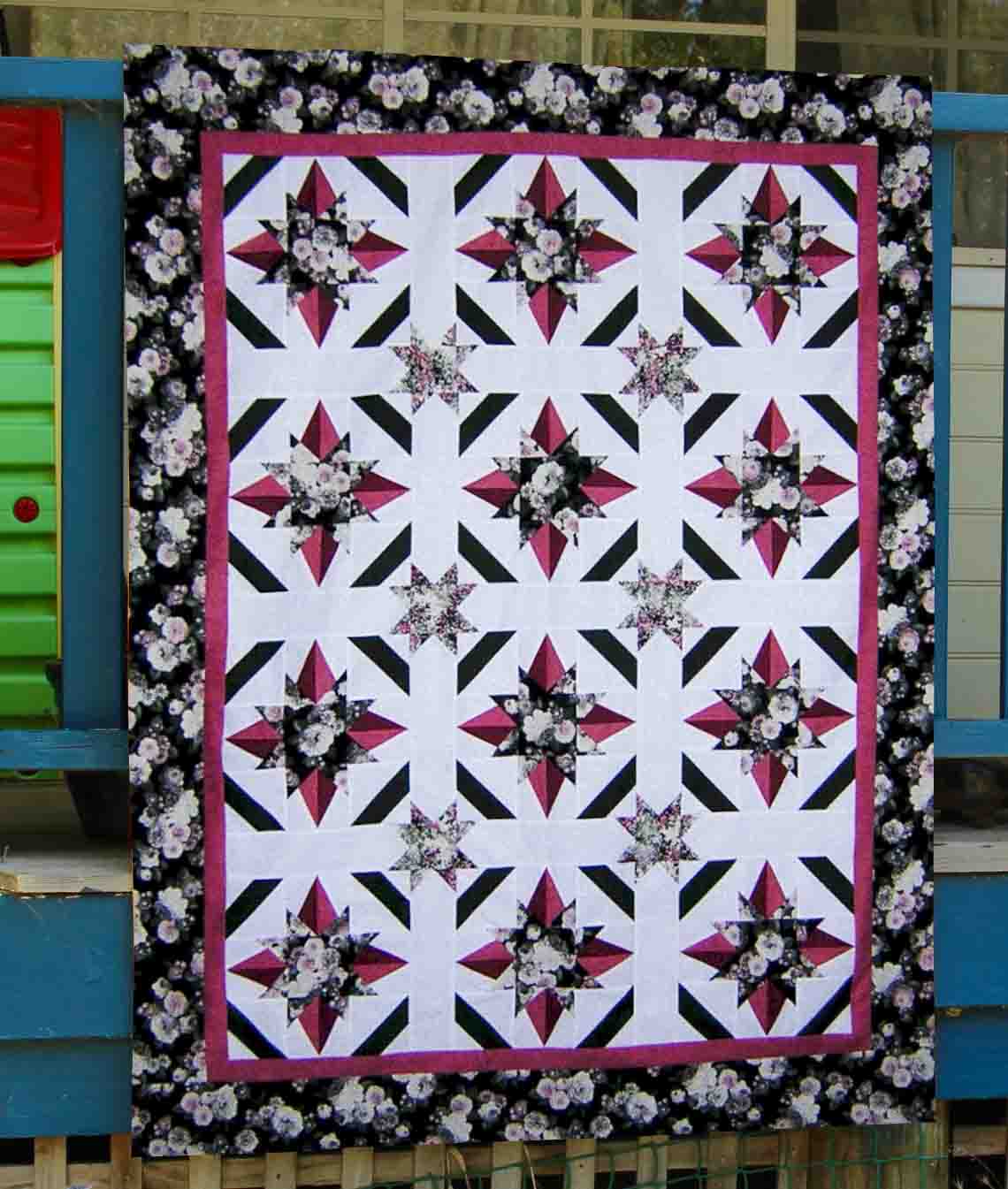 Compass Rose Quilt Pattern – Boho Blanket