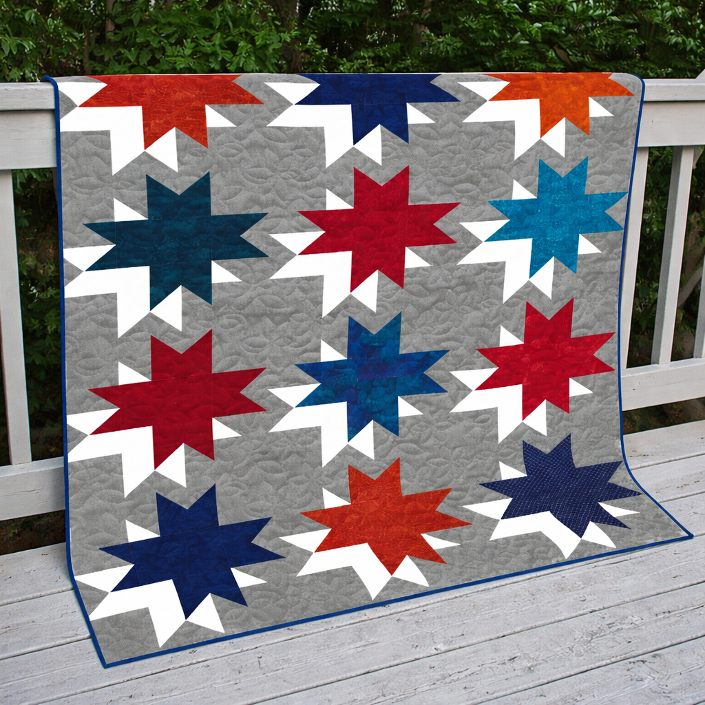 Double Star Quilt Pattern