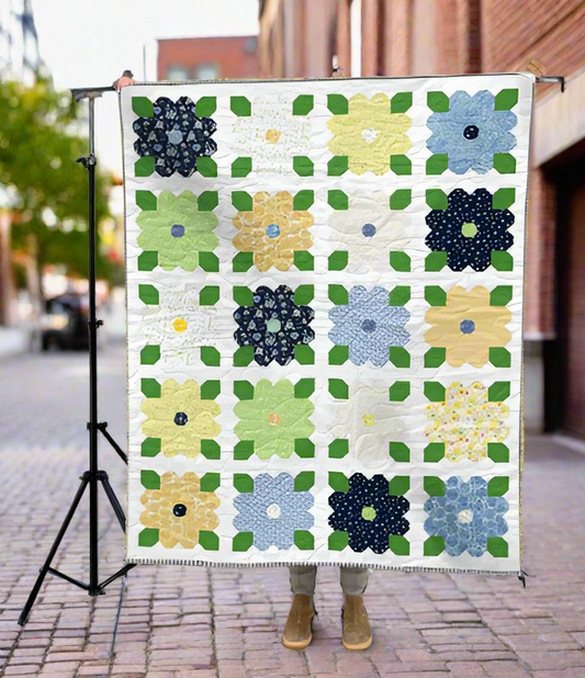 Evergreen Flowers Quilt Pattern