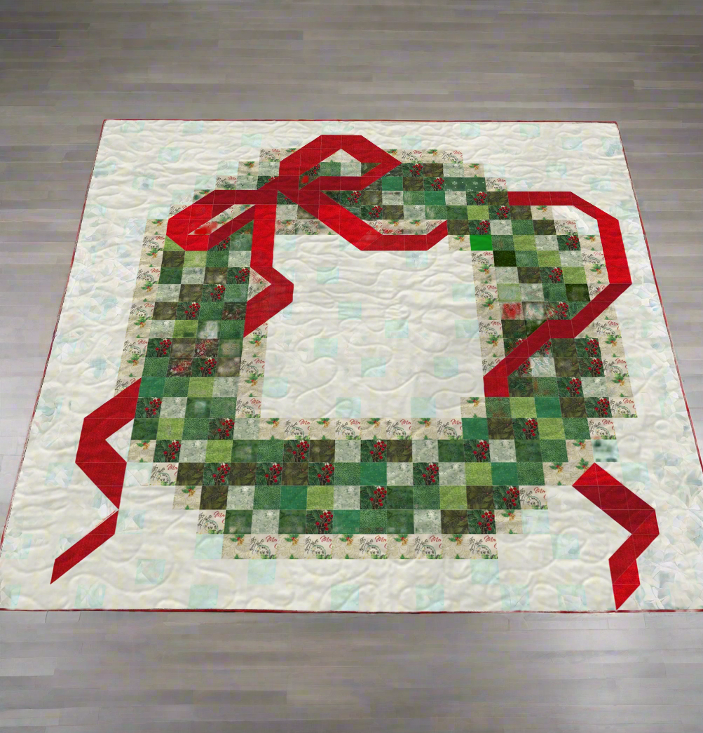 Festive Wreath Quilt Pattern