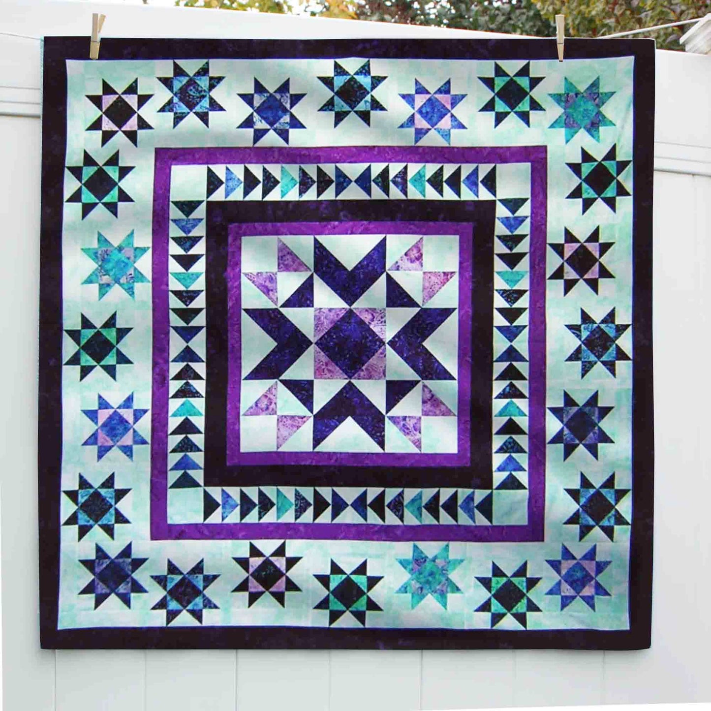 Floating Stars Quilt Pattern