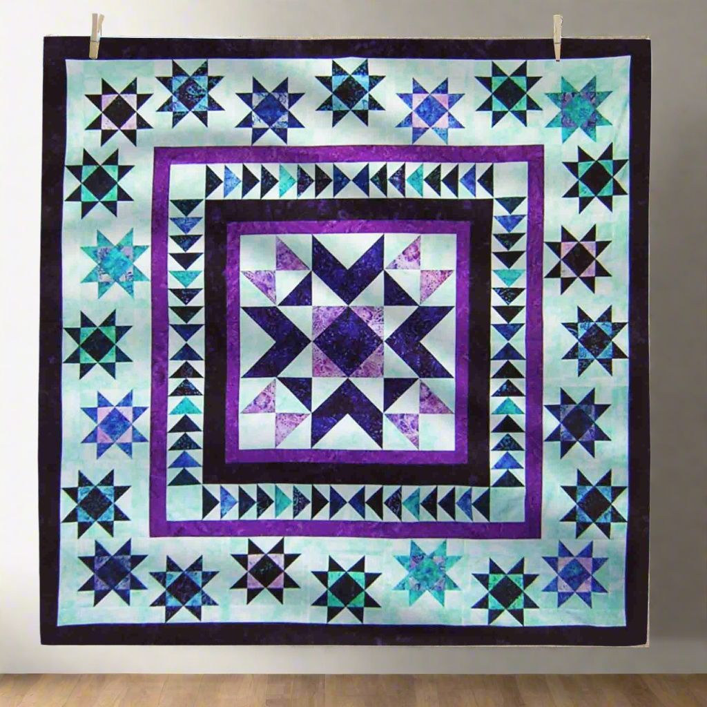 Floating Stars Quilt Pattern