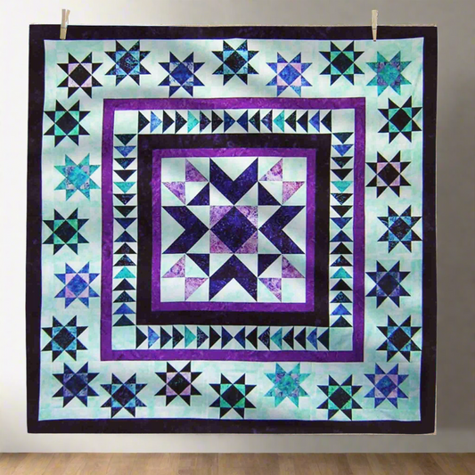 Floating Stars Quilt Pattern