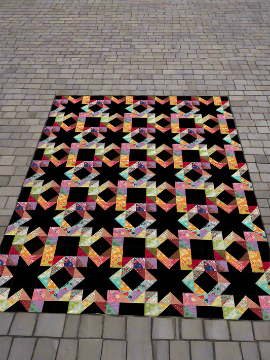 Flower Night Mystery Quilt Pattern