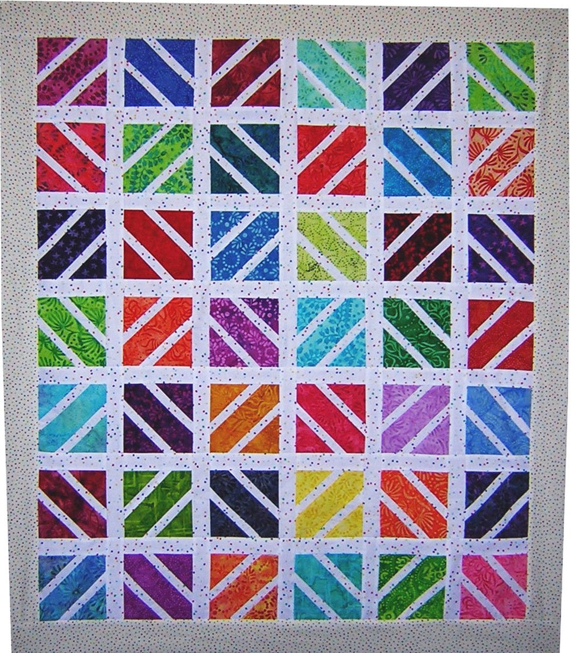 Fractured Squares Quilt Pattern