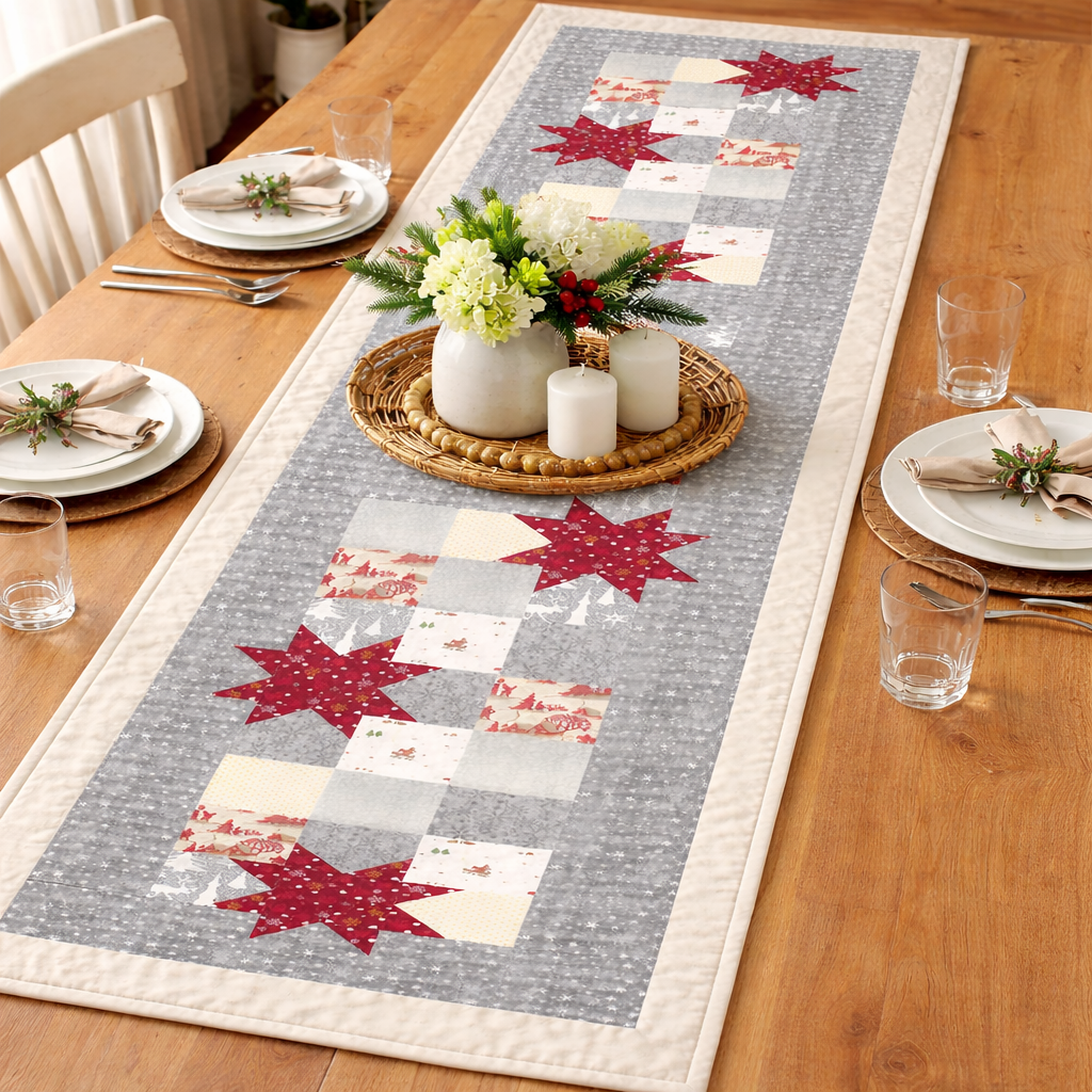 Frosted Stars Quilt Pattern