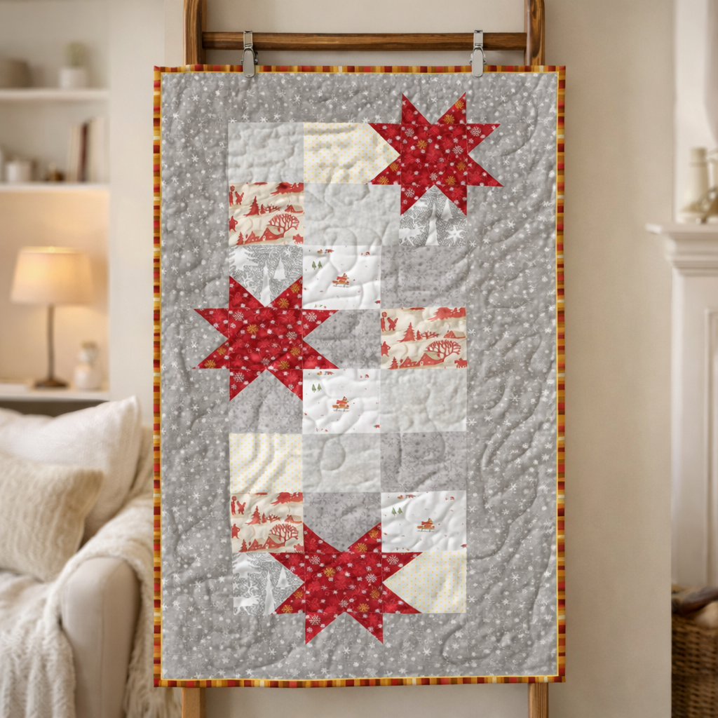 Frosted Stars Quilt Pattern
