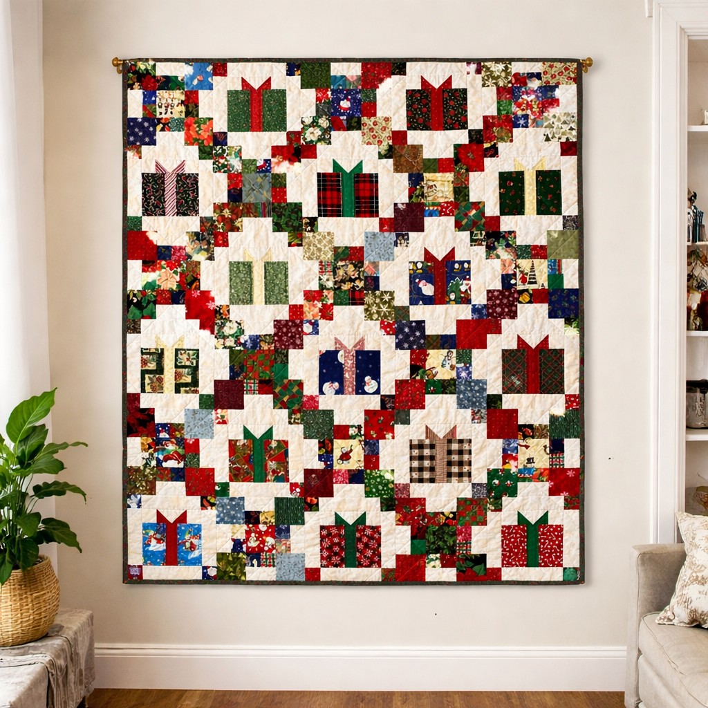 Gift Wrapped Joy Quilt Pattern