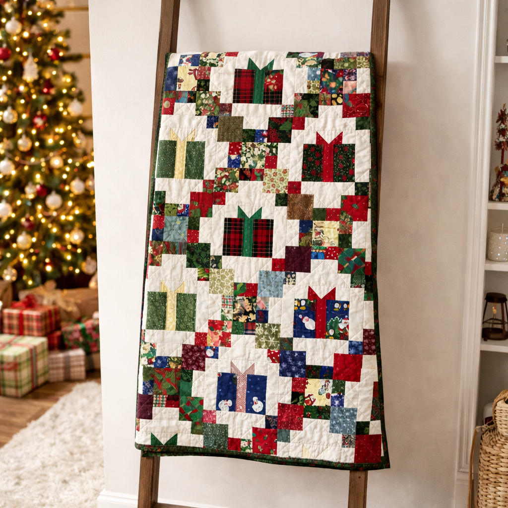 Gift Wrapped Joy Quilt Pattern