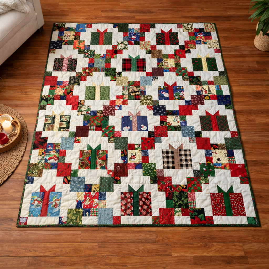 Gift Wrapped Joy Quilt Pattern