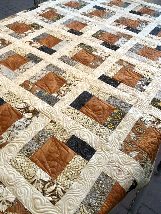 Golden Honeycomb Quilt Pattern