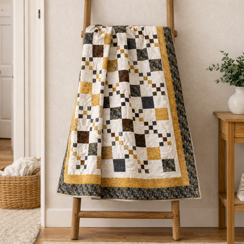 Golden Lattice Quilt Pattern