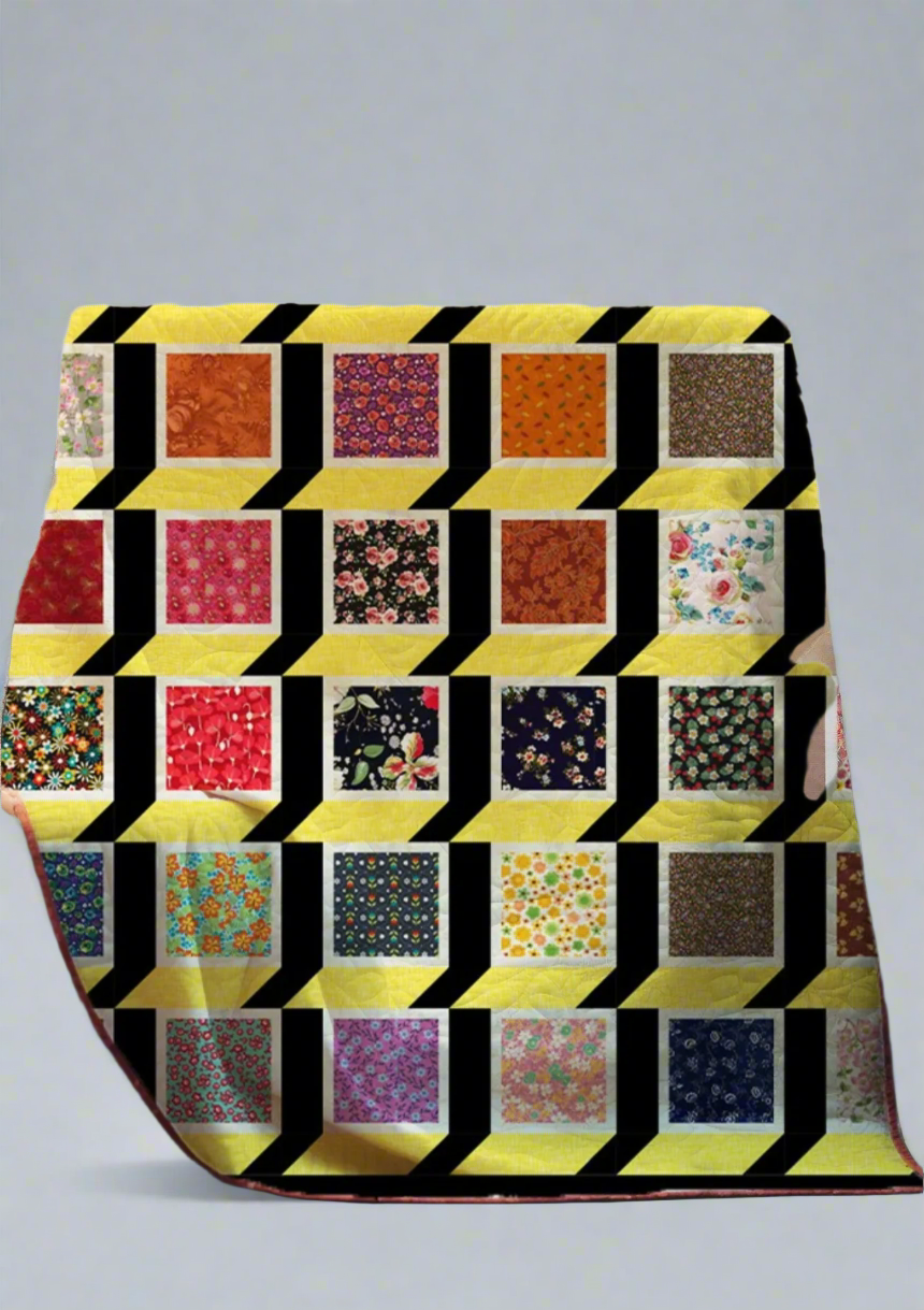 Magical Box Blocks Quilt Pattern – Boho Blanket