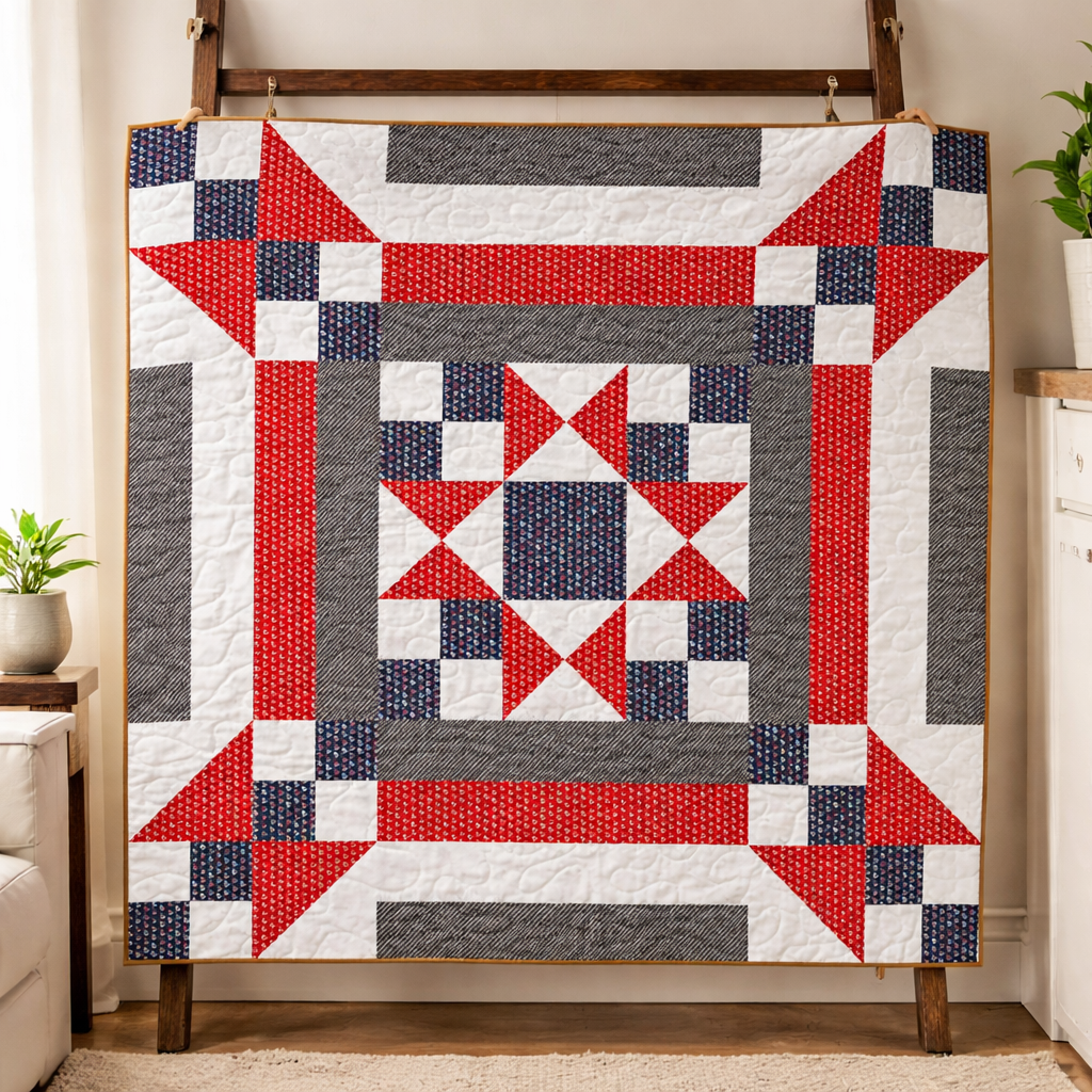 Patriotic Crossroads Quilt Pattern
