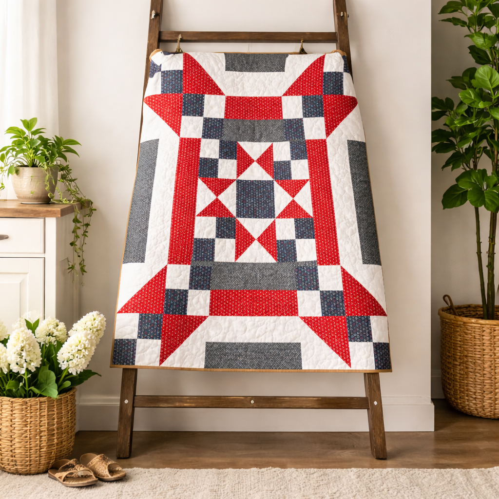 Patriotic Crossroads Quilt Pattern