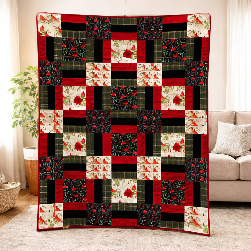 Poinsettia Parade Quilt Pattern