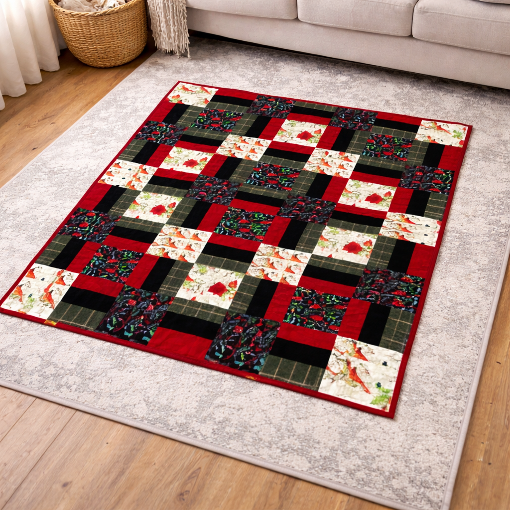 Poinsettia Parade Quilt Pattern