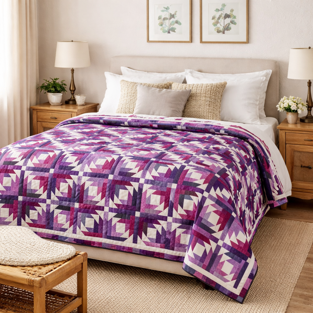 Purple Amethyst Quilt Pattern