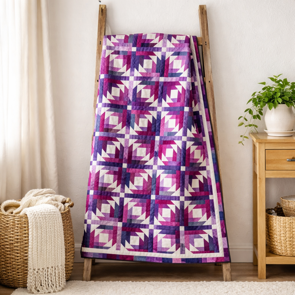 Purple Amethyst Quilt Pattern