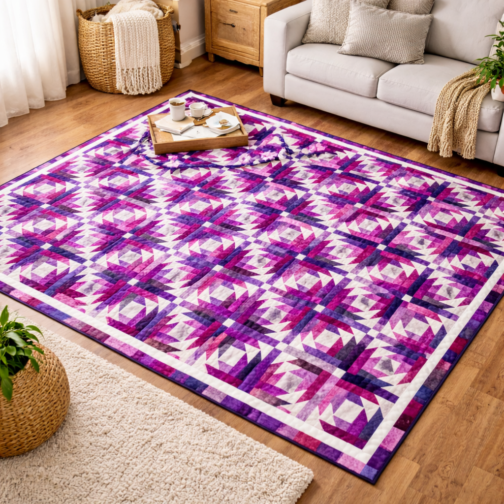 Purple Amethyst Quilt Pattern