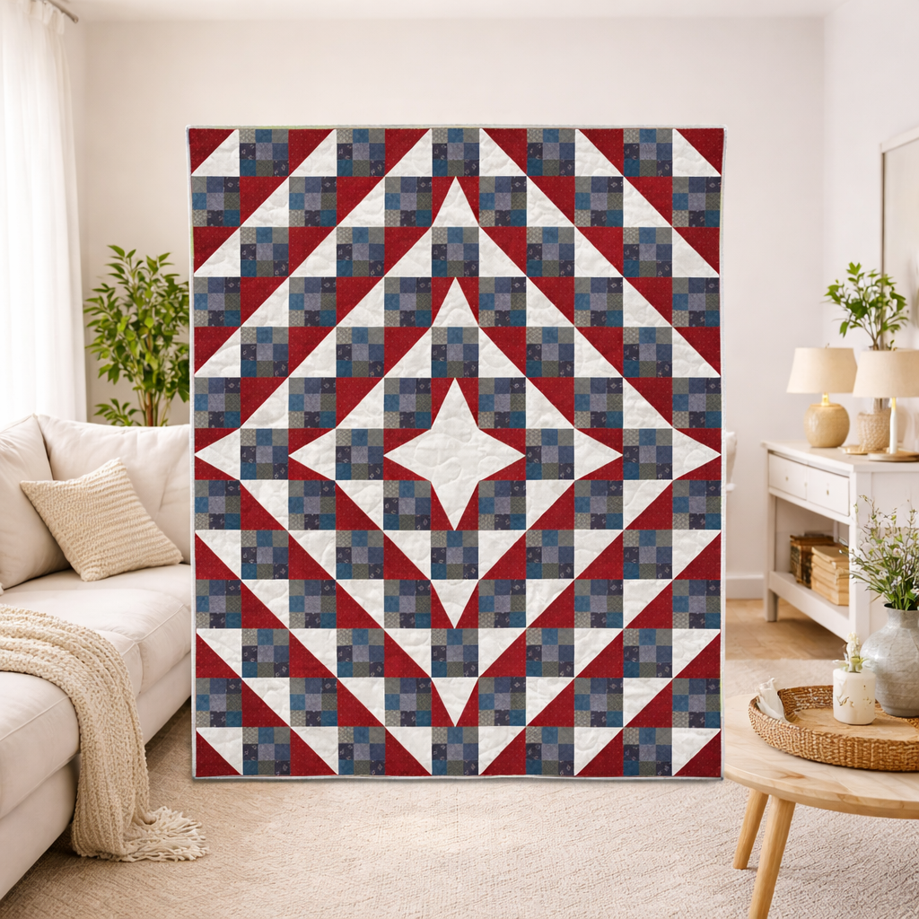 Radiant Compass Quilt Pattern