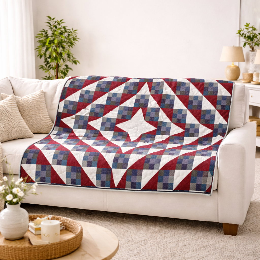 Radiant Compass Quilt Pattern
