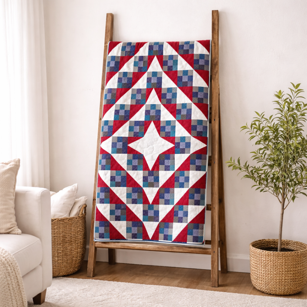 Radiant Compass Quilt Pattern