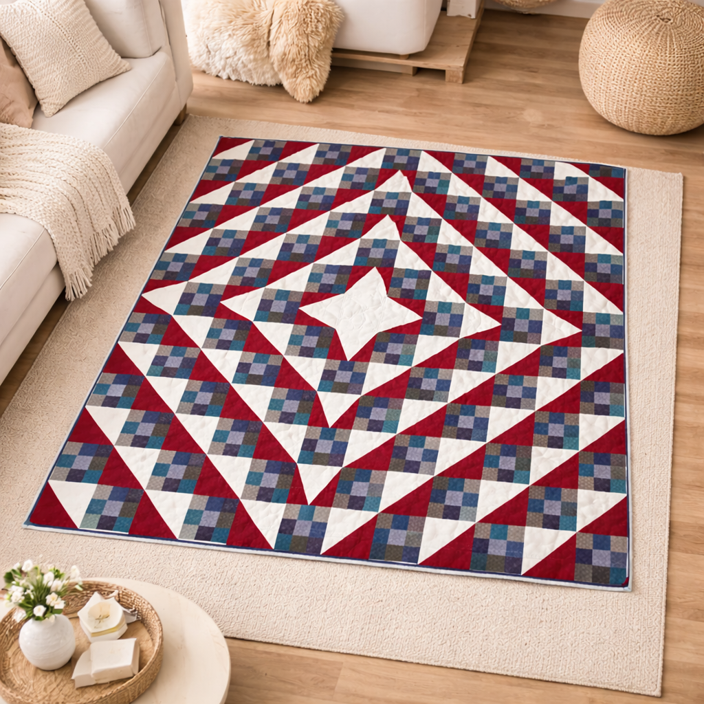 Radiant Compass Quilt Pattern