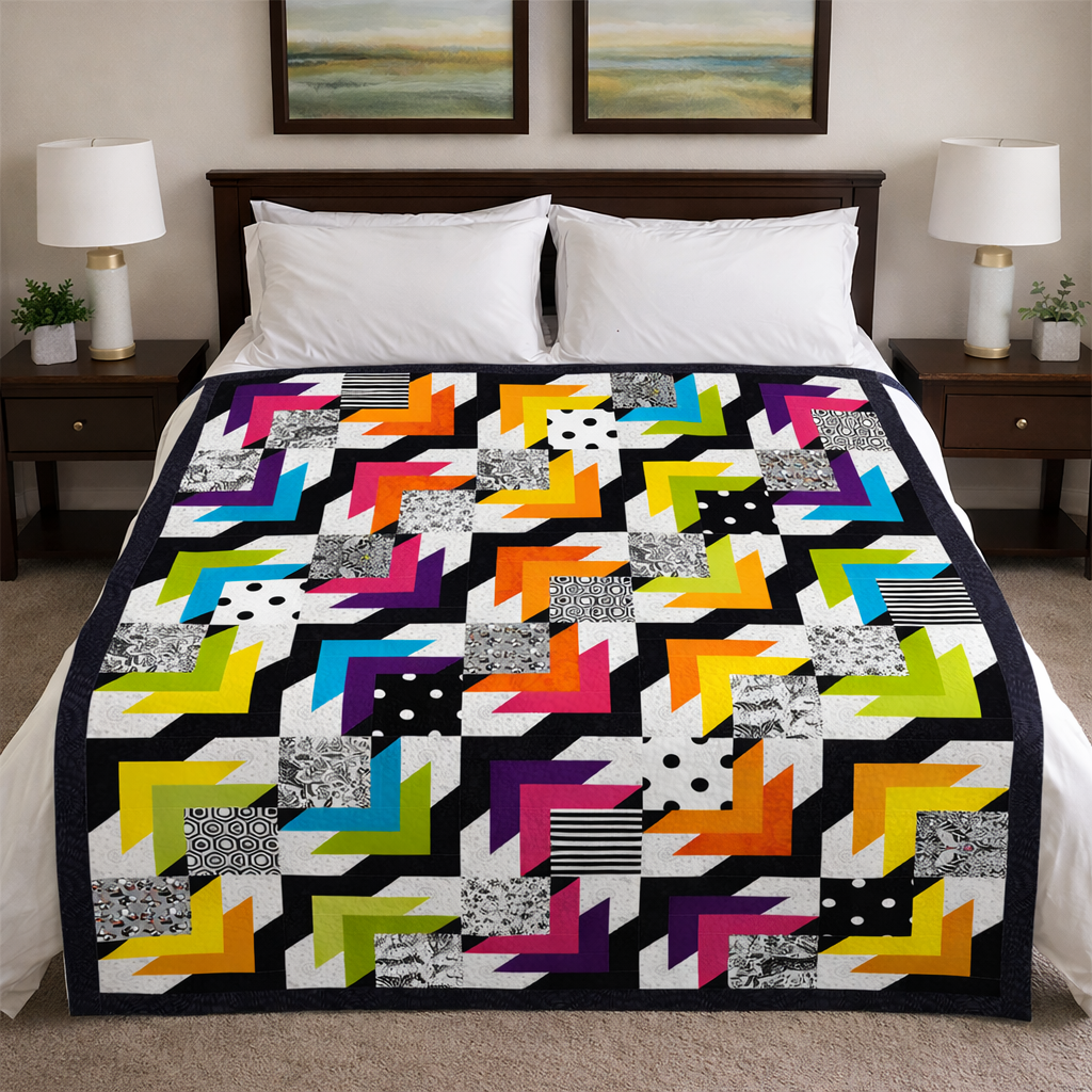 Rainbow Bliss Quilt Pattern